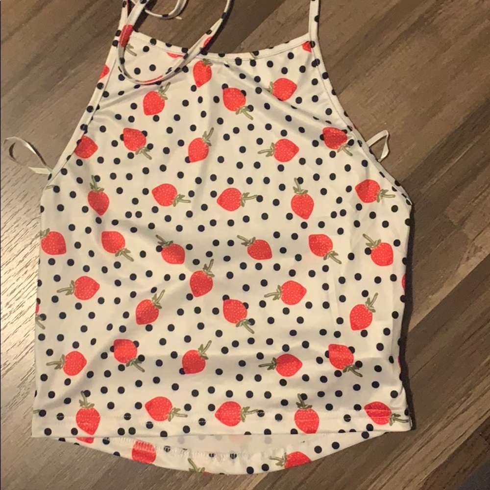 Halter crop top